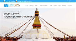 Desktop Screenshot of miterinepaltrekking.com